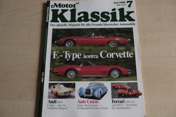Deckblatt Motor Klassik (07/1989)
